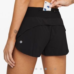 lululemon black athletic shorts
